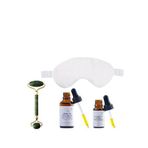 The Sim Co. Beauty Sleep Beyaz Uyku Maskesi-masaj Aleti-aydınlatıcı Serum 30 Ml Ve Yenileyici Serum 10 Ml Cilt Bakım Seti