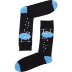 The Sock Company Drop Me Now Desenli Karışık Erkek Çorap 15KDCR141E - 41 - 45 - Siyah