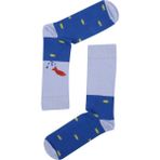 The Sock Company Individualism Desenli Karışık Erkek Çorap 15KDCR120E - 41 - 45 - Mavi