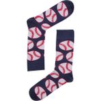The Sock Company Play Ball Desenli Karışık Erkek Çorap 15KDCR144E - 41 - 45 - Lacivert