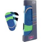 The Socks Company 3 Çift Özel Kutulu Silikon Destekli Erkek Babet Çorap - Çok Renkli - 41 - 45