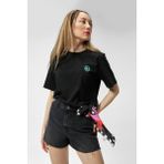 The Socks Company Dancer Bisiklet Yaka Rahat Kalıp Nakışlı Siyah Unisex Kutulu T-Shirt