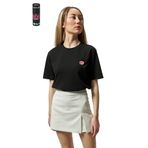 The Socks Company Donut Bisiklet Yaka Rahat Kalıp Nakışlı Siyah Unisex Kutulu T-Shirt