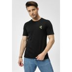 The Socks Company Grinding Bisiklet Yaka Rahat Kalıp Nakışlı Kutulu Siyah Unisex T-shirt