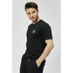 The Socks Company Puzzle Bisiklet Yaka Rahat Kalıp Nakışlı Kutulu Siyah Unisex T-shirt