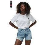 The Socks Company Rasta Peace Bisiklet Yaka Rahat Kalıp Nakışlı Kutulu Beyaz Unisex T-shirt