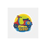The Sticker Story. Retro Vespa Sticker