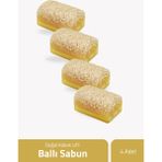 The Touch By Seda Altın Doğal Kabak Lifli Ballı Sabun 100 gr x 4 Adet