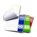 THE UM24 Üstten Bağlı Not Kitapları, 3 "x 5", 4/Paket