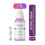 The Vivia Kırışıklık, Ince Çizgi Ve Yaşlanma Karşıtı Retinol Serum Askorbik Asit, Retinol, Seramid 30 ml