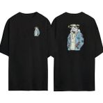 The Wert Parayı Düşünen Darth Vader Star Wars Ön Arka Baskılı Sıyah Oversize T-Shirt - XL - Siyah