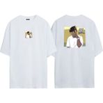 The Wert Unisex Grand Theft Auto San Andreas Ön Arka Baskılı Beyaz Oversize T-Shirt