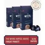 The Whirl Espresso Dark Kapsül Kahve 3'lü Fırsat Paketi 30 Kapsül - 10 Adet