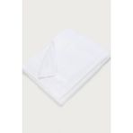 The White Company Organik Pamuklu Yıldız Desenli Intersiya Örgü Bebek Battaniyesi - Beyaz - 75 x 100 cm
