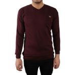 The Wild Walking Erkek V Yaka Triko/kazak - Bordo - 2XL