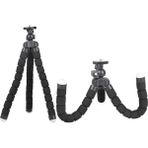 The Wlue 26 cm Süngerli Ahtapot Tripod Telefon Tutucu Aparat - Siyah