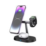 The Wlue 3in1 Magsafe Uyumlu 15w Kablosuz Şarj Standı Iphone, Android Telefon, Apple Watch Saatler, Kulaklık