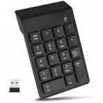 The Wlue Kablosuz Sayısal Tuş Takımı, 18 Tuşlu Numerik Keypad, Numpad Klavye
