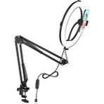 The Wlue Metal Flexible Masaüstü Sıkıştırmalı Ring Light Selfie Çalışma Işığı
