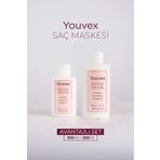 The Youvex İşlem Görmüş Kuru Ve Yıpranmış Saçlar Için Yoğun Bakım Maskesi Avantajlı Set