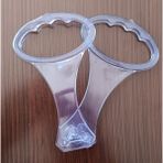 The Zey Gen Baza Tutma Kolu Şeffaf Baza Kulp Baza Kaldırma Aparatı (Esnek Plastik) 2 Adet