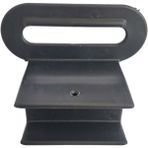 The Zey Gen Zeygen Baza Kulpu Baza Yatak Tutucu Plastik Kulp Baza Tutucu Siyah Renk - 40 mm 8 Adet