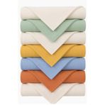 thechild baby collection 7'li %100 PAMUK 23x23 BEBEK AĞIZ MENDİLİ