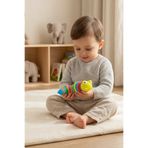 thechild baby collection Sök Tak Montessori Oyuncağı | Renkli Eğlenceli Tırtıl, Stres ve Anksiyete Giderici | Bebek & Aktivite Oyuncakları