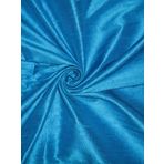 TheFabricFactory Saf İpek Dupioni Kumaş Hint Mavisi Çarpıcı MM1[5]