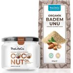 TheLifeCo Organik Badem Unu 250 gr + Organik Hindistan Cevizi Yağı 250 ml
