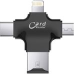 Then Tech 4 In 1 Type-C Akıllı Telefon Kamera Uyumlu Lightning Micro USB Kart Okuyucu