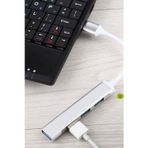 Then Tech Usb 3.0 Hub Çoklayıcı 4 Portlu Alüminyum Gövde Yüksek Hızlı Veri Aktarımı Laptop Çoğaltıcı
