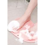 Then Tech Vantuzlu Silikon Duş Fırçası Duvara Sabitlenebilir Ayak Sırt Yıkama Fırçası Yumuşak Banyo Lifi