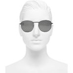 Then Tech Yeni Sezon Unisex Güneş Gözlüğü Polorize Şık Erkek ve Kadınların Için Oval Siyah Cam MO14