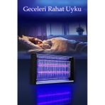 ThenTech Sinek Öldürücü Led Mavi Işık Rahat Geceler İçin Sinek Öldürücü