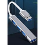 Thentech USB 3.0 Hub Çoklayıcı 4 Portlu Alüminyum Gövde Yüksek Hızlı Veri Aktarımı Laptop Çoğaltıcı