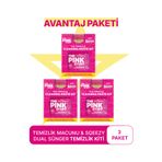 ThePinkStuff Mucizevi Miracle Temizlik Macunu & Mucizevi Dual Çift Taraflı Bulaşık Süngeri Avantaj Paket 3x850gr