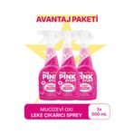 ThePinkStuff The Pink Stuff Mucizevi Oxi Leke Çıkarıcı Sprey Avantaj Paket 3x500 ml
