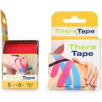 Thera Tape Kınesıo Sporcu Agrı Bandı 5 Metre x 5 cm Kırmızı Renk - Standart