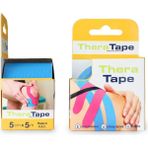 Thera Tape Kınesıo Sporcu Agrı Bandı 5 Metre x 5 cm Mavi Renk - Standart