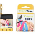 Thera Tape Kınesıo Sporcu Agrı Bandı 5 Metre x 5 cm Siyah Renk - Standart