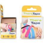 Thera Tape Kınesıo Sporcu Agrı Bandı 5 Metre x 5 cm Ten Rengi - Standart