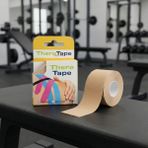 Thera Tape Kinesio Sporcu Ağrı Bandı Kinezyo Bant 5 Metre x 5 cm Ten Rengi - Standart