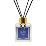 THERAPY smell, OCEAN BLUE - Lüks Çubuklu Oda Kokusu / 120 ml/Extra Clear Kare Cam Şişe/Metal Altın Kapak