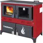 Thermal Arslan Isı Teknik T-25 Thermall Yatay Şömine Fırınlı Kalorifer Sobası Döküm