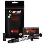 Thermal Grizzly - Kryonaut en Kaliteli Termal Macun - Bilgisayar Konsollardaki tüm İşlemcileri, Grafik Kartlarını ısı Alıcıları Soğutmak İçin (5,5 gram)