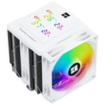 Thermalright Peerless Assassin 120 Dijital ARGB Beyaz CPU Hava Soğutucu -Sıcaklık Göstergesi | 6 Isı Borusu | 1850RPM PWM 120mm Fanlar, Intel 1851/1700, AMD AM4/AM5 için