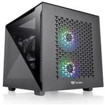 Thermaltake Divider 200 TG Air Siyah Tempered Glass USB 3.2 mATX Mini Tower Kasa