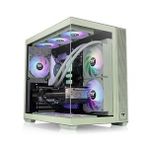 Thermaltake View 380 CA-1Z2-00MEWN-00 ARGB Fanlı Yeşil ATX Gaming Bilgisayar Kasası