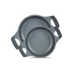 Thermoad 18-20 Cm Gri Kapaksız Alüminyum Döküm Granit 2'li Sahan Seti